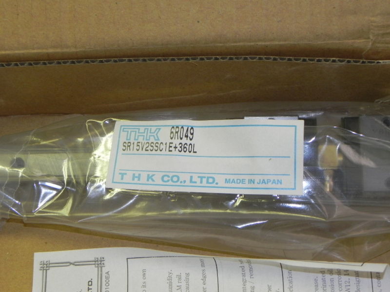 NEW THK SR15V2SSC1E+360L LINEAR LM GUIDE 6R049