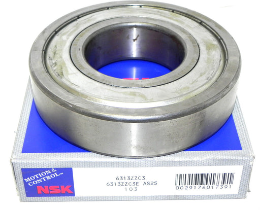 NIB NSK 6313ZZC3 BALL BEARING SINGLE ROW 6313ZZC3E AS2S