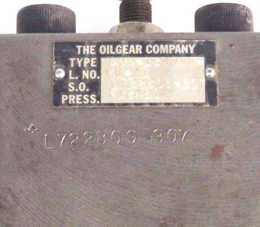 NEW OILGEAR COMPANY D09-13NNNN-VU-A1, L NO. L722809-307