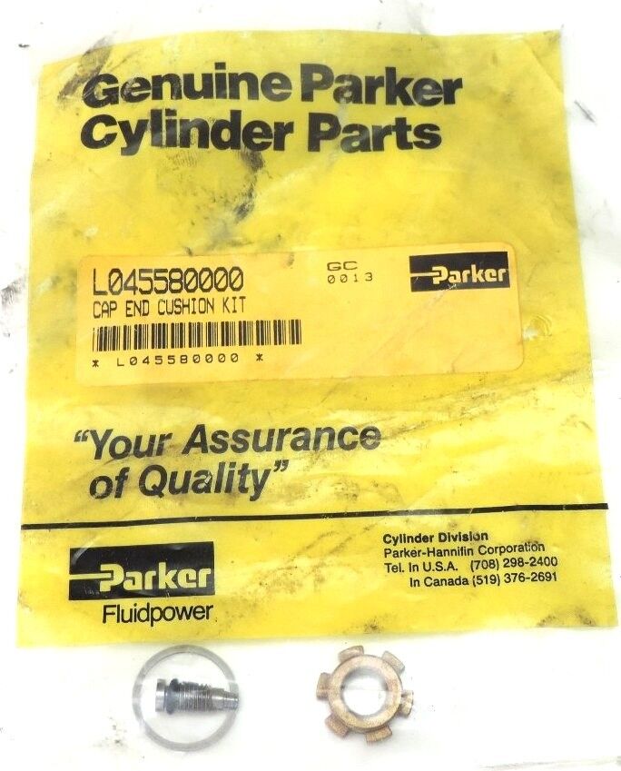 NEW PARKER L045580000 CAP END CUSHION KIT