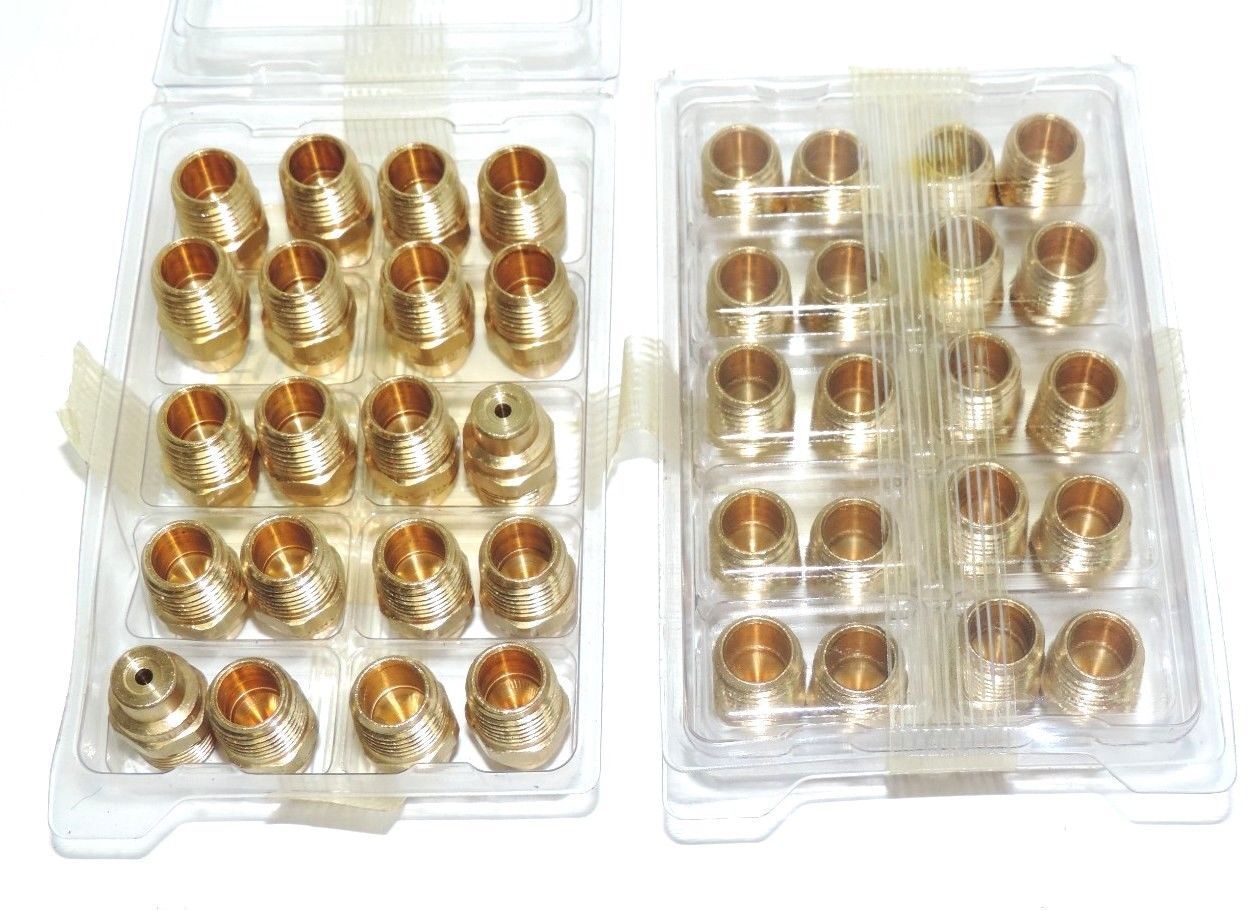 LOT OF 40 NEW SPRAYING SYSTEMS CO. H1/4U-0020 BRASS NOZZLE TIPS H1/4U 0020