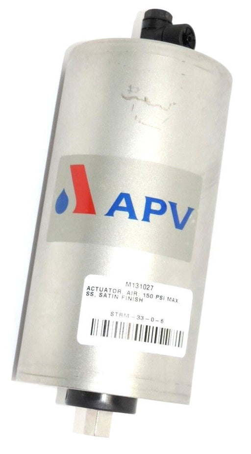 NEW APV M131027 PNEUMATIC ROTARY ACTUATOR STRM-33-0-6 150 PSI MAX SATIN FINISH