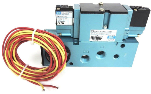 MAC 82A-FA-CKA-TM-DAA5-1DA VALVE W/ TM-DAAP-1DA SOLENOIDS 6.4 WATTS *NO HARDWARE