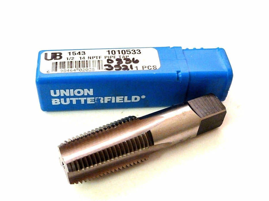 NEW UNION BUTTERFIELD 1543 1010533 1/2 14 NPTF PIPE TAP 0836-3521