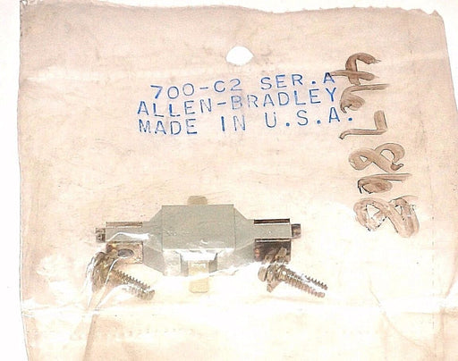 NEW LOT OF 7 ALLEN BRADLEY 700-C2 SER. A, FRONT DECK CONTACT CARTRIDGES 700C2