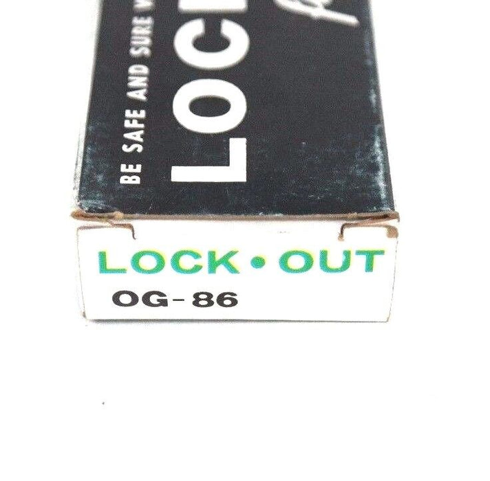 NIB OSBORN OG-86 STEEL LOCK OUT HASP 1" OG86