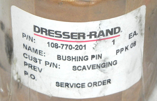 NEW DRESSER-RAND 108-770-201 BUSHING PIN 108770201