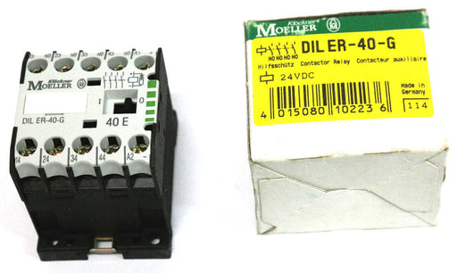 NIB KLOCKNER MOELLER DILER-40-G CONTACTOR RELAY DILER40G, 24VDC