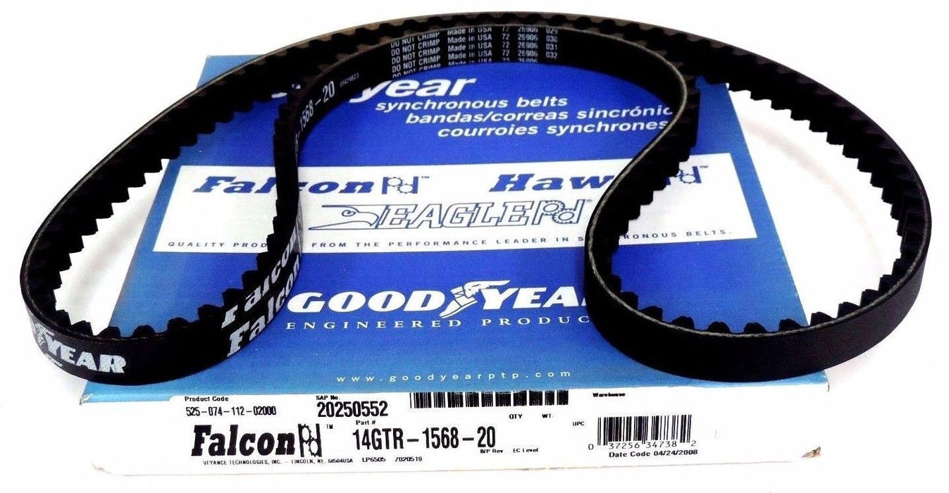 NIB GOODYEAR ENGINEERED PRODUCTS 14GTR-1568-20  FALCON HTC GEARBELT 14GTR156820