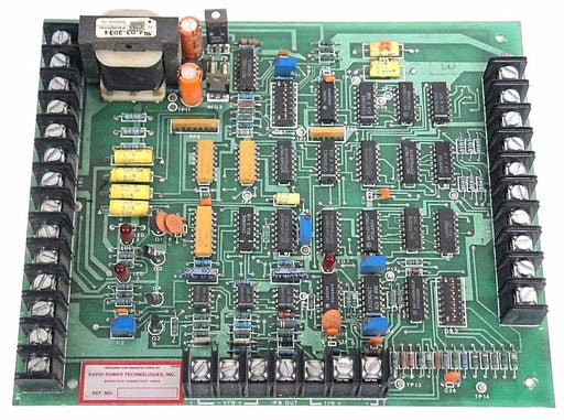 RAPID POWER TECHNOLOGIES C50/08 FIRING CONTROL BOARD PCU1 94V0 25/89 C5008