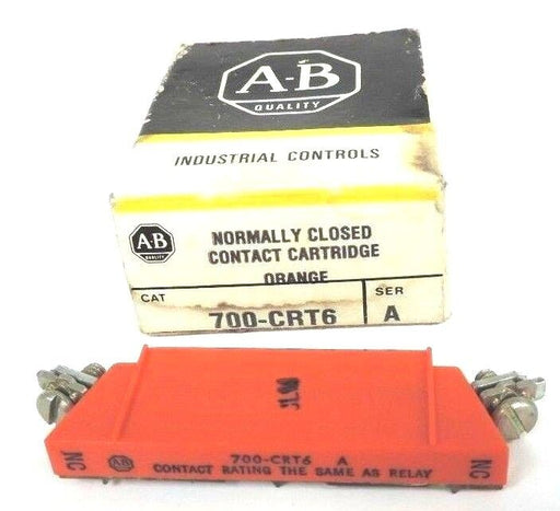 NIB ALLEN BRADLEY 700-CRT6 CONTACT CARTRIDGE 700CRT6 SER. A ORANGE