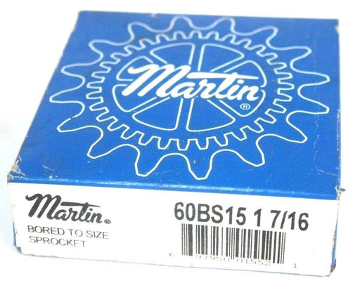 FACTORY SEALED MARTIN 60BS15-1-7/16 ROLLER SPROCKET 1-7/16" BORE 60BS151716