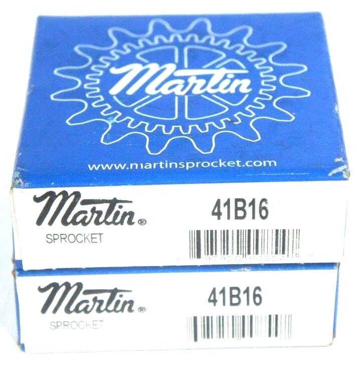 LOT OF 2 FACTORY SEALED MARTIN 41B16 ROLLER SPROCKETS