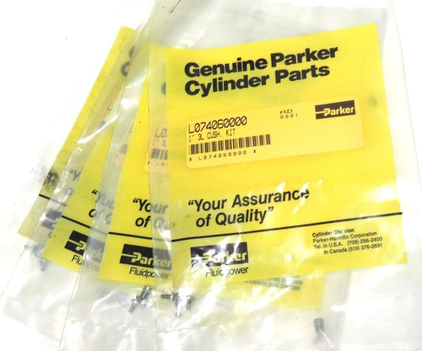 LOT OF 5 NEW PARKER L074060000 1'' 3L CUSH. KITS