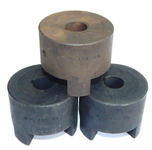 NEW LOT OF 3, MARTIN JAW COUPLING ML100 3/4" BORE