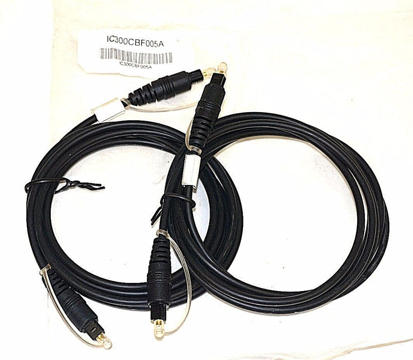 LOT OF 2 NEW GE FANUC IC300CBF005A FIBER CABLE 5M IC300CBF005