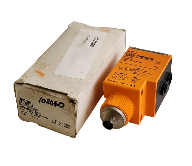 NIB IFM EFECTOR OM5005 FIBER OPTIC AMPLIFIER OMF-FCKG/US100 10-30VDC