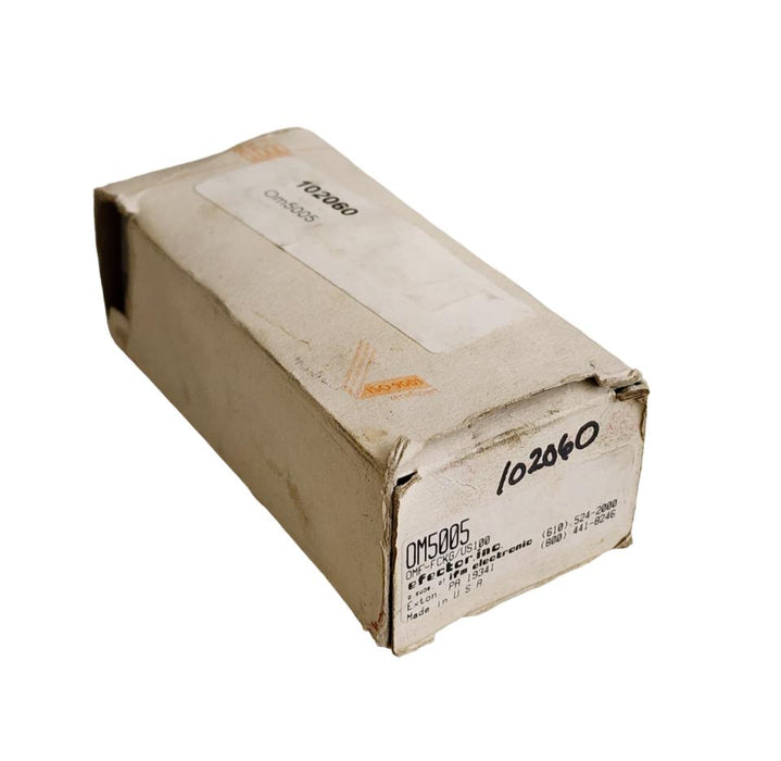 NIB IFM EFECTOR OM5005 FIBER OPTIC AMPLIFIER OMF-FCKG/US100 10-30VDC