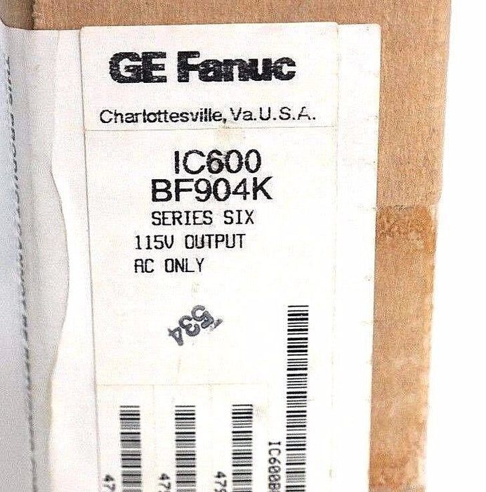 NEW FACTORY SEALED GE FANUC IC600BF904K OUTPUT MODULE 115VAC