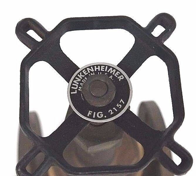 NEW LUNKENHEIMER 2-1/2" BRASS GATE VALVE FIG. 2157 150SP 225WOG