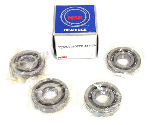 BOX OF 4 NEW NSK 25TAC62BDFFC10PN7A BEARINGS