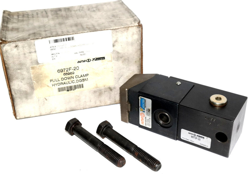 NEW VEKTEK 6972F-20 PULL DOWN CLAMP HYDRAULIC DBGM ORD. NO. 66969