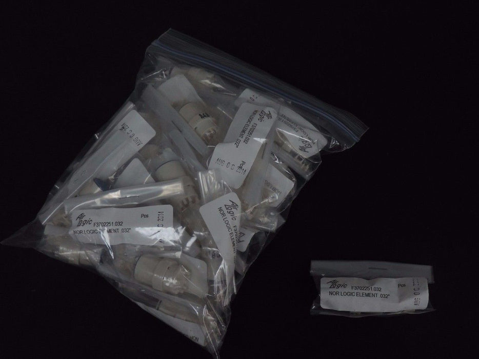 LOT OF 31 NEW AIR LOGIC F3702251 .032" FLUIDIC NOR LOGIC ELEMENT F3702251.032