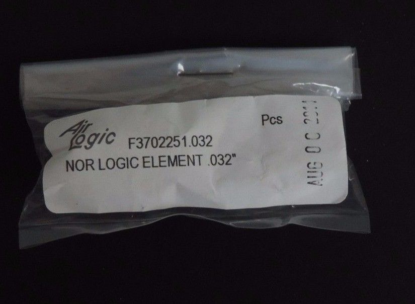 LOT OF 31 NEW AIR LOGIC F3702251 .032" FLUIDIC NOR LOGIC ELEMENT F3702251.032