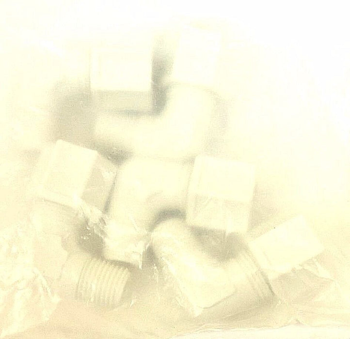 NEW BAG OF 5 POLYPROPYLENE 3/8" HIGH PSI COMPRESSION FITTING COUPLINGS 5016K688