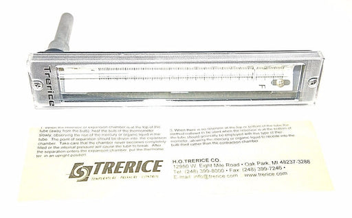 NEW TRERICE 435210207SPB ECONO THERMOMETER, 5 1/2" ANGLE, 2" ALUMINUM STEM