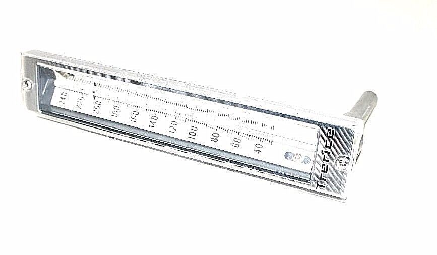 NEW TRERICE 435210207SPB ECONO THERMOMETER, 5 1/2" ANGLE, 2" ALUMINUM STEM