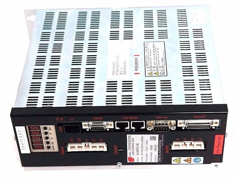 REPAIRED CINETIC AUTOMATION AU45RC-40 AXIS CONTROL UNIT A70E3-HX-4200, AU45RC40