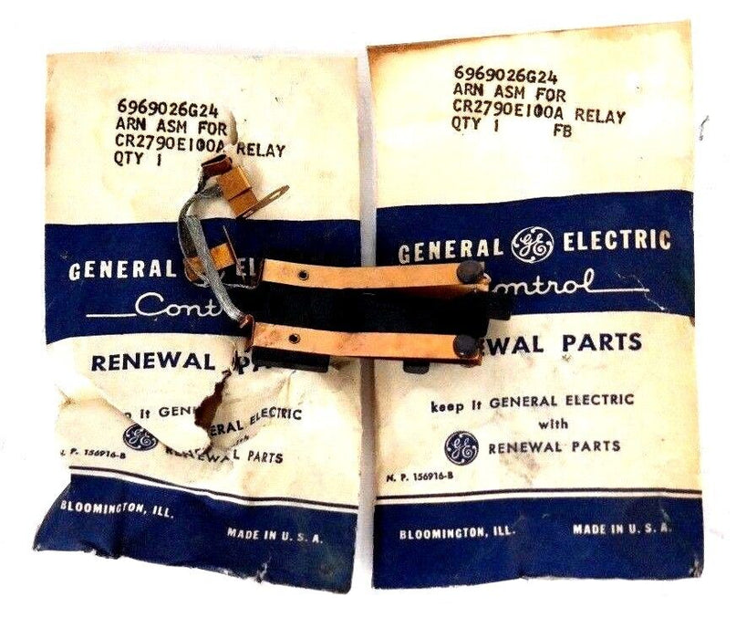 LOT OF 2 NEW GENERAL ELECTRIC 6969026G24 ARMATURE ASSEMBLIES