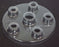 LOT OF 5 KRONES 8-000-47-015D SHIELD CARROUSEL 5 SEC BASE COVERS 800047015D