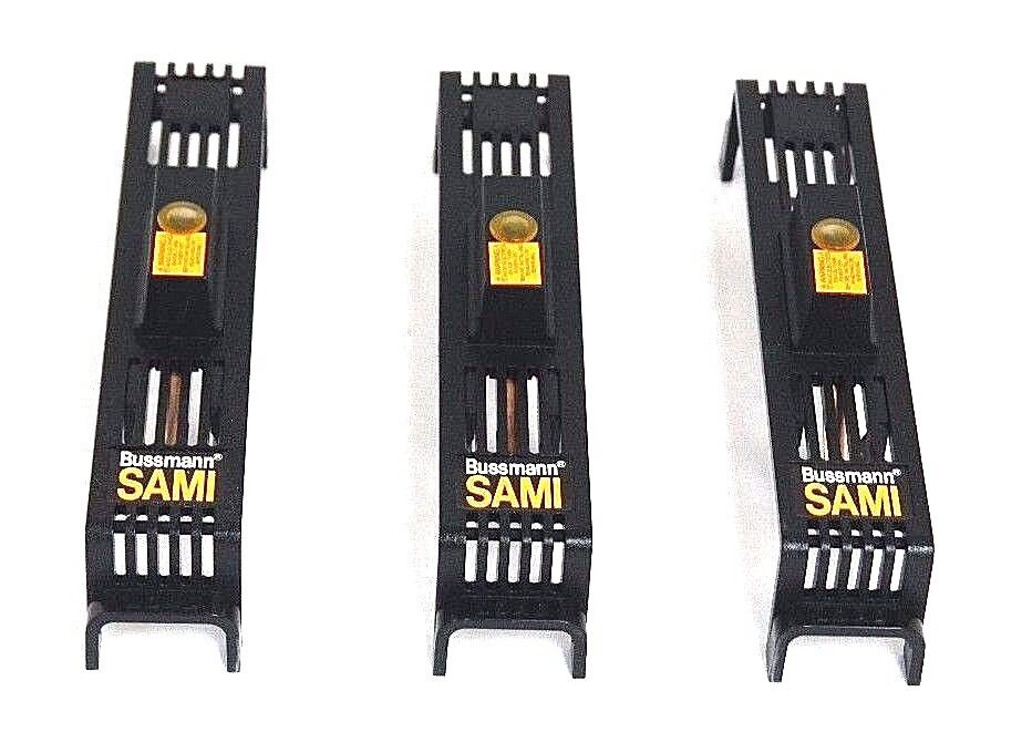 BOX OF 3 NEW BUSSMANN SAMI-2I FUSE COVERS SAMI2I