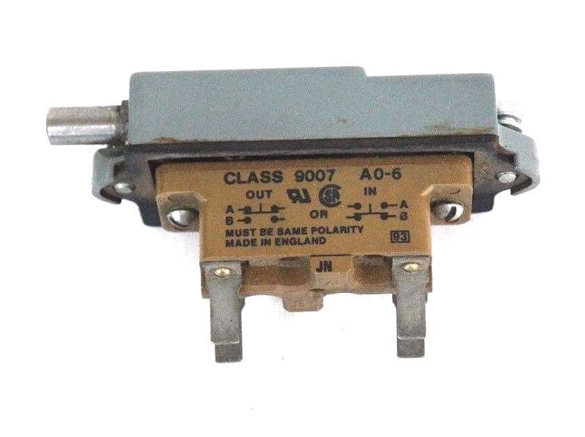 SQUARE D 9007-A046 LIMIT SWITCH PLUG IN BODY SER A 9007A046