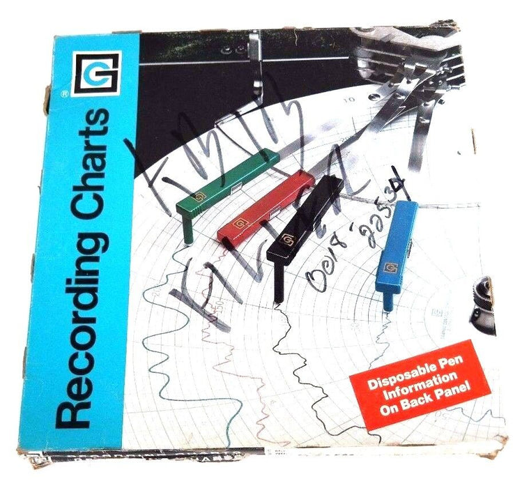NEW GRAPHIC CONTROLS RECORDING CHARTS ONE 0P5260 AND 0P503
