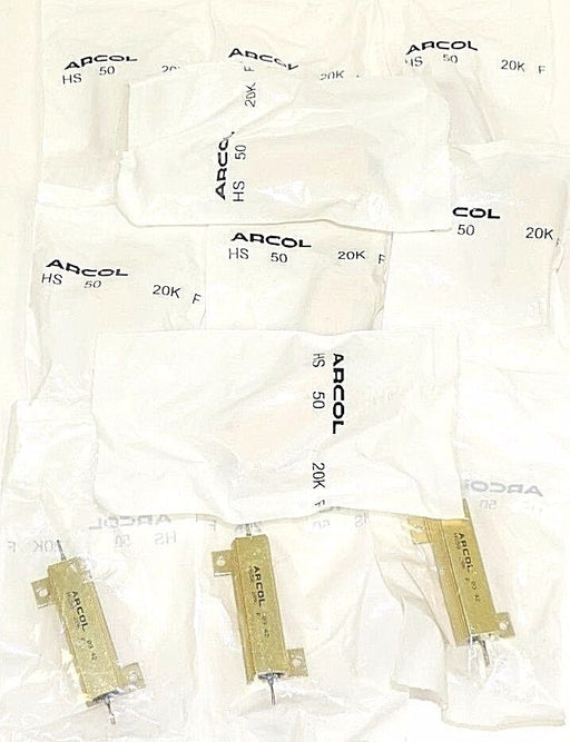 LOT OF 11 ARCOL HS50 20K F RESISTORS HS5020KF