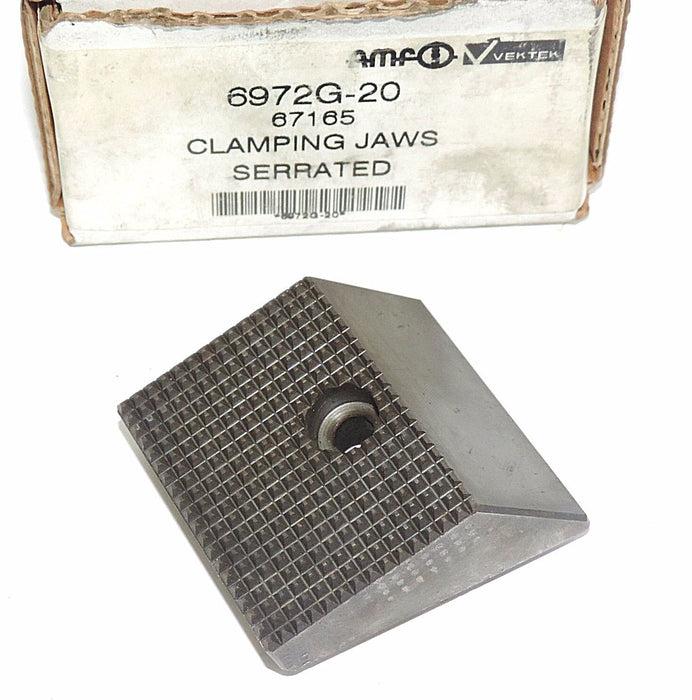 NIB AMF 6972G-20 CLAMPING JAW SERRATED 6972G20
