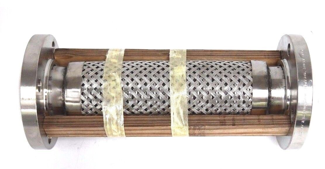 NEW STAINLESS STEEL BRAIDED HOSE 150 3 SA182 F316 / F316L B16 C36596 FLANGE 17"