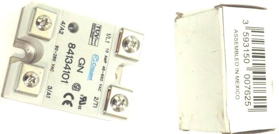 NIB CROUZET 84134101, 10 AMP 48-660 VAC, 90-280 VAC