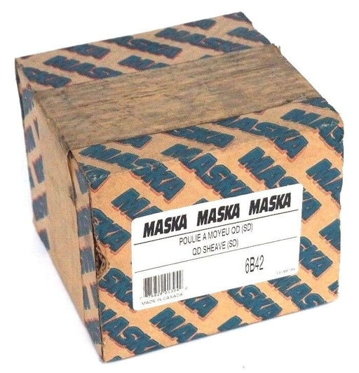 NIB MASKA 6B42 QD SHEAVE 6 GROVE, 3.8" PITCH DIAMETER