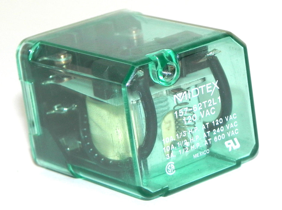 MIDTEX 157-62T2L1, 9-PIN RELAY 15762T2L19