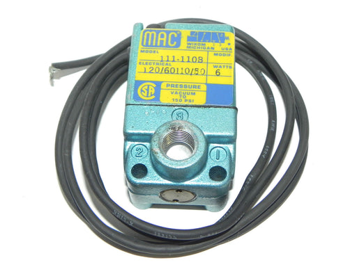 NEW MAC 111-110B VALVE 120.60110/50 ,  6 WATTS