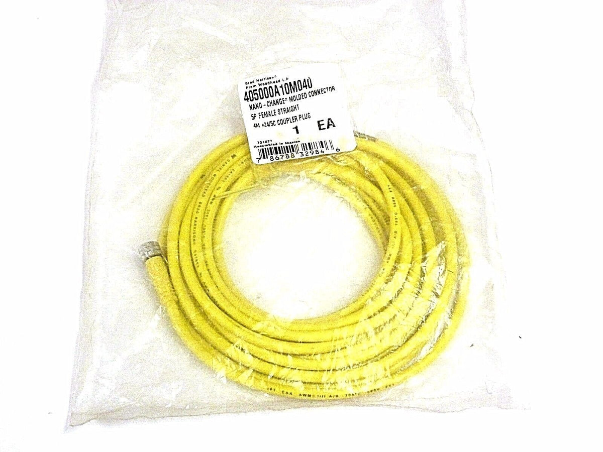 NEW BRAD HARRISON 405000A10M040 NANO CHANGE MOLDED CONNECTOR — PremiumPLC