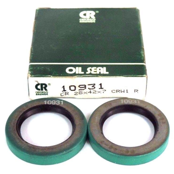 BOX OF 2 NEW CHICAGO RAWHIDE 10931 OIL SEALS 28X42X7 CRW1