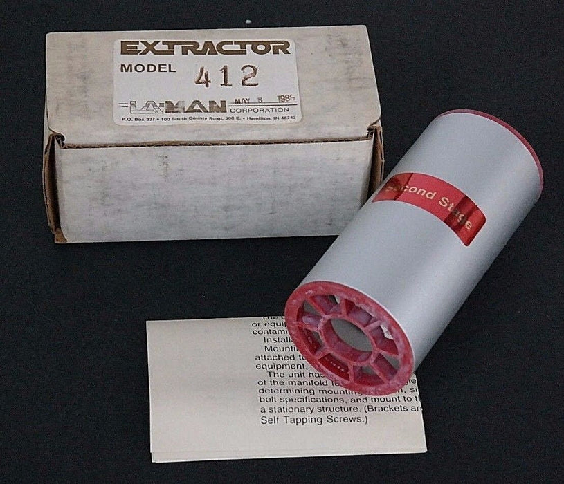 NIB LA-MAN MODEL 412 EXTRACTOR/DRYER AIR DRYER FILTER CARTRIDGE
