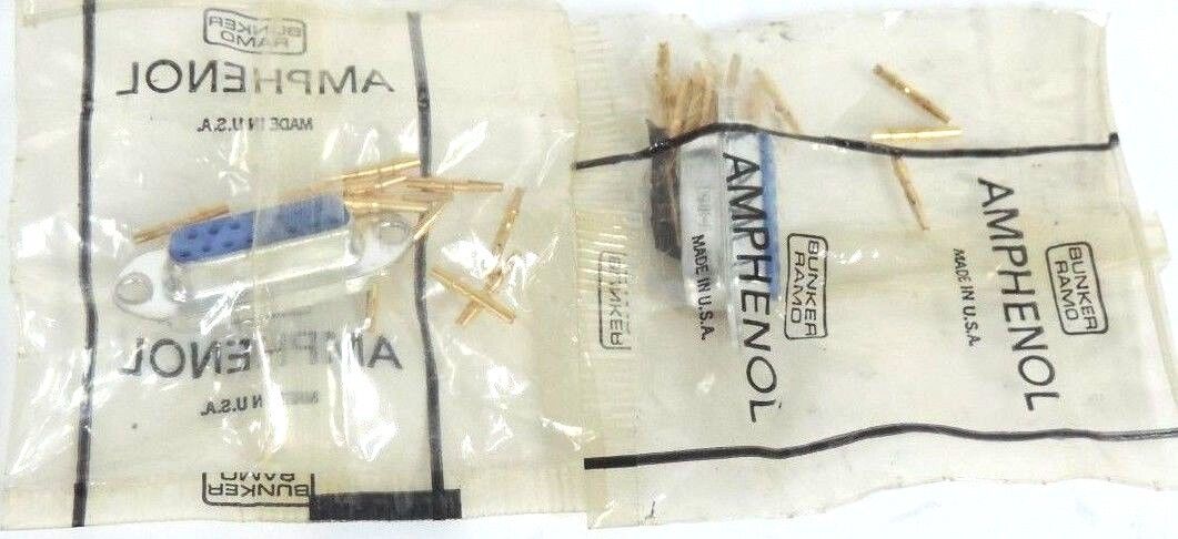 LOT OF 2 NEW AMPHENOL 17-10150 CONNECTORS 1710150