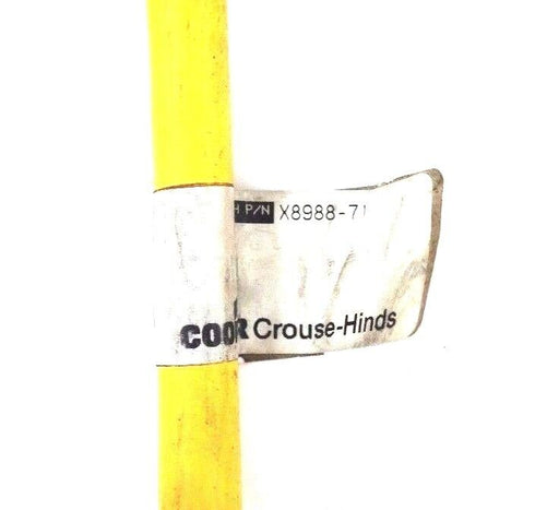 COOPER CROUSE HINDS X8988-71 CORDSET 600V, 7AMP, X898871