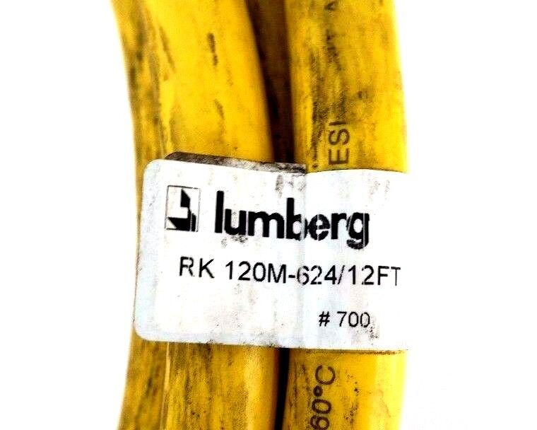 LUMBERG RK-120M-624/12FT CABLE CORDSET 600V